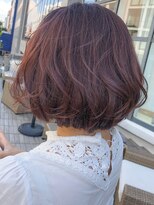 ヴィヴィ(VIVIE)&nbsp;暖色ピンクラベンダーアッシュグレージュ小顔グラデーションボブ