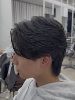 アコロン(acoron.)&nbsp;毛流れ/センターパート/メンズパーマ/毛流れ/池袋メンズカット