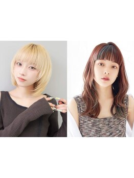 【門前仲町駅3分】インナーカラー(ブリーチ込)\7000★アディクシーカラー+似合わせカット+Tr\7900！