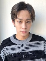 カバーヘアアンドスパ ブリス 浦和(COVER HAIR&SPA bliss)&nbsp;フェザーパーマ/センターパート/ニュアンスパーマメンズ/p浦和