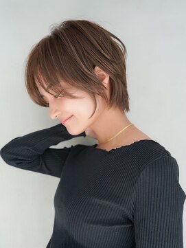 ギークス(GEEKS) 【GEEKS渋谷】ナチュラルショートウルフ/20代30代/冬カラー/小顔