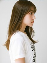 フレイムス ヘアアンドリラックス 赤羽店(Frames hair&relax) 大人可愛いロング20代30代◎前髪あり透明感ベージュカラー赤羽