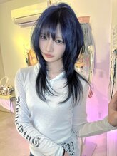 アリートウキョウ(ALLY TOKYO)&nbsp;ハッシュカットシャギーウルフレイヤーカットロングウルフカット