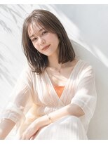 アッシュ 学芸大学店(Ash)&nbsp;ミディアムボブ/大人女性/ラテ系カラー/脱白髪染め/白髪ぼかし