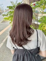 アズグロウ エクラ(AS GROW 'eclat) チェリーブラウンシフォンカールロング