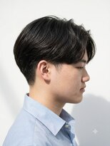 エクラート メン 仙台(ECLART men.)&nbsp;ECLART.men/ニュアンスパーマ/センターパート/毛流れパーマ
