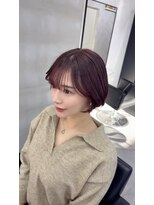 グラス 春吉2号店(glass)&nbsp;ショート/ブリーチ縮毛/羽エクステ/韓国エクステ/カット