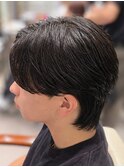 リバースセンターパート/ニュアンスウルフ/骨格矯正カット津田沼