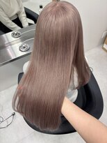 Valone Tokyo レイヤーカット/韓国ヘア/髪質改善【12/1NEW OPEN（予定）】&nbsp;ba13060_髪質改善ストレートミルクティーベージュ艶髪ハイトーン