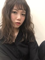 ヘアメイク アージュ 天神西通り店(HAIR MAKE age)&nbsp;【筧　紗苗】シースルーバングエアリーウェーブ