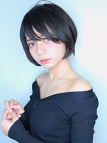 ラウンジ モリオ イケブクロ(Lounge MORIO Ikebukuro) 【morio池袋】黒髪大人可愛い前下がり小顔ショート♪