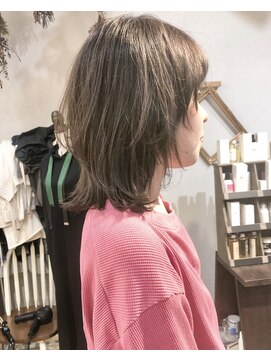 ヘアーアンドアトリエ マール(Hair&Atelier Marl) 【Marl】ラベンダーグレージュカラーの無造作ウルフ☆