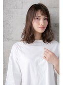 20代30代40代/大人かわいい/抜け感/肩ライン/小顔ロブヘアー