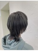 ミディアムウルフ　カーキグレージュ