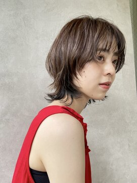 メゾンドイギー(MAISON de IGGY) ツヤ髪スタイル#小顔ヘア#外ハネボブ#ウルフヘア#レイヤー