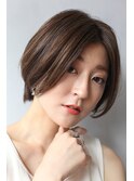 [Garland/銀座]☆似合わせカットエアリー透け感ショート☆ 