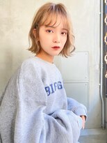 エース (ACE)&nbsp;ACE横浜　シースルーバング×小顔顔まわりレイヤー