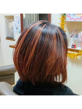 エム クゥール m.coeur グラデーションボブ