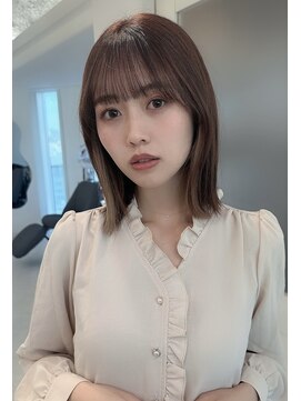 レミエ ダイカンヤマ(lemiie) 切りっぱなし★ボブ★韓国ヘア