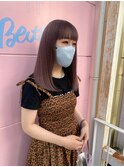 色落ちも可愛いラベンダーアッシュ 艶髪