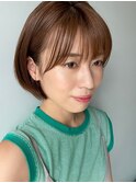 小顔魅せショート