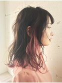 【NICHE HAIR】【西鎌倉】インナーカラー/ピンクベージュ