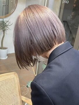 サンクプロジェクト(cinq PROJECT) ダブルカラーインナーカラーミルクティーベージュローライト韓国