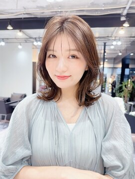 ファンナギンザ(FaNNa ginza) フェイスレイヤー/くびれミディ/韓国ヘア/シースルーバング/前髪