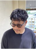 大人ピンパーマ