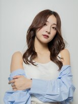 ヒョンミョン ライズバイレボ 取手店(hyon myon/RISE by REVO)&nbsp;レイヤーカット/デザインカラー/オリーブベージュ[取手/取手駅]