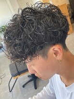 フゥ 宇都宮(FeU) 波巻きパーマメンズパーマメンズヘアツーブロックツイストパーマ