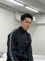 メリケンバーバーショップ フクオカ(MERICAN BARBERSHOP FUK)&nbsp;かきあげナチュラルフェード