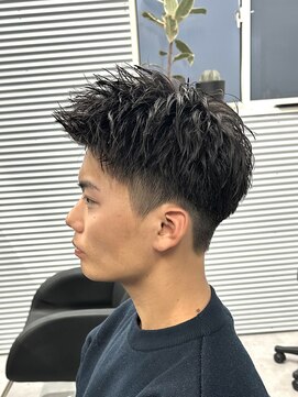 ガオプロデュースバイレボ(gao produced by revo) アップバング/短髪/スパイキーショート/刈り上げ/ビジネスカット