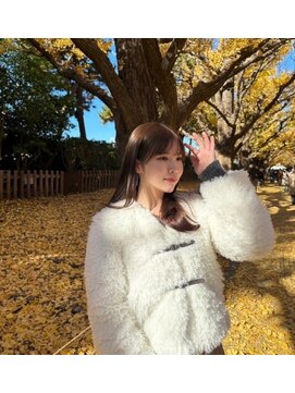 ラル 立川(lar) 高彩度ブラウン_メルティカラー似合わせカットセミロング