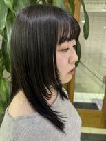 マアム ジー 明大前店(ma'am Zee) ナチュラルな黒染めスタイル