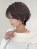 ウェーブミディアム似合わせカットメルティカラーショート/大宮