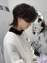 ジーナ 天神(Zina)&nbsp;センターパートウルフカット【メンズサロンZina 天神】