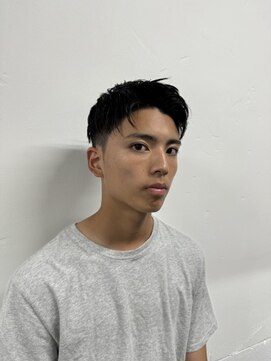 メリケンバーバーショップ フクオカ(MERICAN BARBERSHOP FUK) かきあげナチュラルフェードビジネス