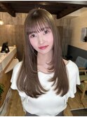 透明感カラー/髪質改善/縮毛矯正/韓国風レイヤーカット