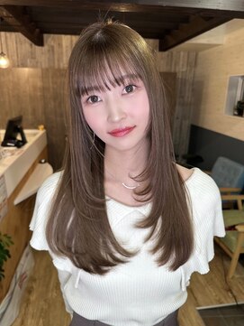 スカイ(SKY) 透明感カラー/髪質改善/縮毛矯正/韓国風レイヤーカット