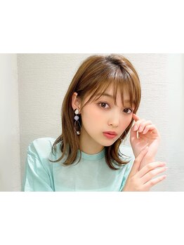 おろしても結んでも◎自然体で可愛い大人レイヤー【吉祥寺5分】