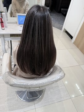 クレア 上大岡(CREA) ハイライトバレイヤージュダブルカラーケアブリーチ30代40代50代