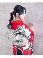 シド 表参道(s.i.d) 講師免許取得済。成人式や卒業式などの着付けヘアセットも◎
