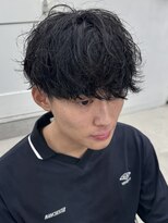 フィフス 名駅(fifth)&nbsp;シャドウパーマ名古屋ルーズパーマ韓国ヘア名駅波巻きメンズ30代