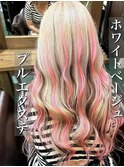 ダブルカラー＆プルエクステ