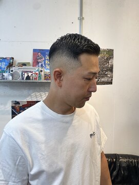 グッドプレイスアンドシング(Good Place&thing) メンズカットフェードスキンフェードバーバー短髪刈り上げ