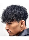 黒髪大人パーマ