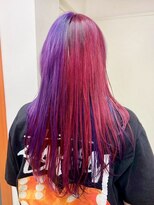 エターナルバイマティーナ(Eternal by MATINA)&nbsp;【赤×紫/ハイトーンデザインカラー】池袋美容室