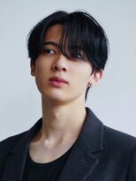 ゴールド 京都 三条(GOALD)&nbsp;ナチュラルセンターパート韓国黒髪ニュアンスパーマ