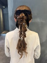 クレオヘアフィーカ(CLEO hair fika)&nbsp;高めツインツイン編みおろし